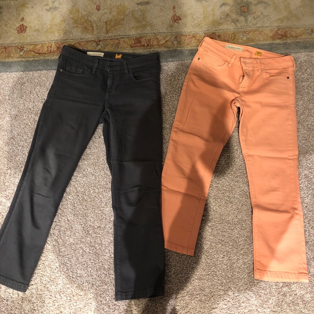 Pilcro cropped jeans from anthro